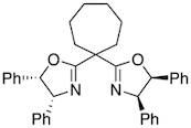 (4R,4'R,5S,5'S)-2,2'-(Cycloheptane-1,1-diyl)bis(4,5-diphenyl-4,5-dihydrooxazole), 98%, (99% ee)