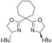 (4R,4'R)-2,2'-(Cycloheptane-1,1-diyl)bis(4-tert-butyl-4,5-dihydrooxazole), 98%, (99% ee)