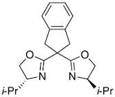 (4R,4'R)-2,2'-(1,3-Dihydro-2H-inden-2-ylidene)bis[4,5-dihydro-4-isopropyloxazole], 98%, (99% ee)