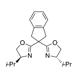 (4S,4'S)-2,2'-(1,3-Dihydro-2H-inden-2-ylidene)bis[4,5-dihydro-4-isopropyloxazole], 98%, (99% ee)