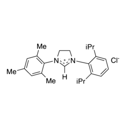 1-(2,6-Di-i-propylphenyl)-3-(2,4,6-trimethylphenyl)-4,5-dihydroimidazolium chloride, min. 97%