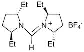 (2R,5R)-1-{[(2R,5R)-2,5-Diethylpyrrolidin-1-yl]methylene}-2,5-diethylpyrrolidinium tetrafluorobora…