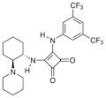3-[[3,5-Bis(trifluoromethyl)phenyl]amino]-4-[[(1S,2S)-2-(1-pyrrolidinyl)cyclohexyl]amino]-3-cyclobutene-1,2-dione, 98%, (99% ee)
