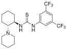 N-[3,5-Bis(trifluoromethyl)phenyl]-N'-[(1R,2R)-2-(1-piperidinyl)cyclohexyl]thiourea, 98%, (99% ee)