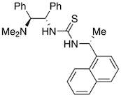 1-[(1S,2S)-2-(Dimethylamino)-1,2-diphenylethyl]-3-[(R)-1-(naphthalen-1-yl)ethyl]thiourea, 95%, (99% ee)