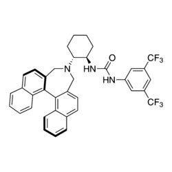 N-[3,5-Bis(trifluoromethyl)phenyl]-N'-[(1R,2R)-2-[(11bR)-3,5-dihydro-4H-dinaphth[2,1-c:1',2'-e]azepin-4-yl]cyclohexyl]urea, 98%, (99% ee)