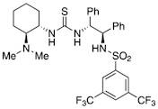 N-[(1R,2R)-2-[[[[(1S,2S)-2-(Dimethylamino)cyclohexyl]amino]thioxomethyl]amino]-1,2-diphenylethyl]-3,5-bis(trifluoromethyl)benzenesulfonamide, 95%, (99% ee)