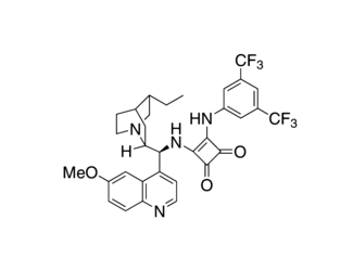 3-[[3,5-Bis(trifluoromethyl)phenyl]amino]-4-[[(8α,9S)-10,11-dihydro-6'-methoxycinchonan-9-yl]amino…