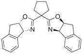 (3aR,3'aR,8aS,8'aS)-2,2'-Cyclopentylidenebis[3a,8a-dihydro-8H-indeno[1,2-d]oxazole] 98%, (99% ee)
