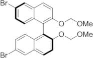 (S)-(-)-6,6'-Dibromo-2,2'-bis(methoxymethoxy)-1,1'-binaphthalene, min. 98% (99% ee)