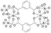 Aluminum hydroxide isophthalate MOF (CAU-10, Isophthalate:Al=0.9-1.0)