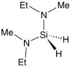 Bis(ethylmethylamino)silane, 99%, BEMAS (99.999%-Si) PURATREM