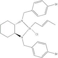 (1S,2S)-(+)-[N,N'-Bis(4-bromobenzyl)-1,2-cyclohexanediamino][(2E)-2-buten-1-yl]chlorosilane, min...