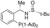 [S(R)]-N-[(S)-1-[2-(Diadamantanphosphino)phenyl]ethyl]-2-methyl-2-propanesulfinamide, 95%