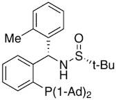 [S(R)]-N-[(R)-1-[2-(Diadamantanphosphino)phenyl]ethyl]-N,2-dimethyl-2-propanesulfinamide, 95%