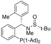 [S(R)]-N-[(S)-[2-(Diadamantanphosphino)phenyl](2-methylphenyl)methyl]-N,2-dimethyl-2-propanesulfinamide, 95%