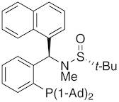 [S(R)]-N-[(R)-[2-(Diadamantanphosphino)phenyl]-1-naphthalenylmethyl]-N,2-dimethyl-2-propanesulfina…