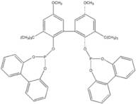 6,6'-[(3,3'-Di-t-butyl-5,5'-dimethoxy-1,1'-biphenyl-2,2'-diyl)bis(oxy)] bis(dibenzo[d,f][1,3,2]dioxaphosphepin) hemi ethyl acetate adduct, min. 95% BIPHEPHOS