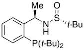 [S(R)]-N-[(R)-1-[2-(Di-tert-butylphosphanyl)phenyl]ethyl]-2-methyl-2-propanesulfinamide, 95%