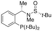 [S(R)]-N-[(S)-1-[2-(Di-tert-butylphosphanyl)phenyl]ethyl]-N,2-dimethyl-2-propanesulfinamide, 95%