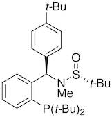 [S(R)]-N-[(R)-(4-(tert-Butyl)phenyl)[2-(di-tert-butylphosphino)phenyl]methyl]-N,2-dimethyl-2-propa…