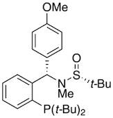 [S(R)]-N-[(S)-(4-Methoxyphenyl)[2-(di-tert-butylphosphino)phenyl]methyl]-N,2-dimethyl-2-propanesul…