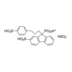 Dicyclohexyl-{9-[3-(4-sulfonylphenyl)propyl]-2-sulfonylfluoren-9-yl}phosphonium hydrogen sulfate, min. 95% [cataCXium® FSulf]