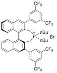 (11bS)-(-)-4,4-Dibutyl-2,6-bis[3,5-bis(trifluoromethyl)phenyl]-4,5-dihydro-3H-dinaphtho[2,1-c:1',2'-e]phosphepinium bromide, 99% S-Maruoka CAT P-NB