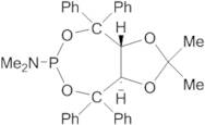 (3aR,8aR)-(-)-(2,2-Dimethyl-4,4,8,8-tetraphenyl-tetrahydro-[1,3]dioxolo[4,5-e][1,3,2]dioxaphosphepin-6-yl)dimethylamine, min. 98%