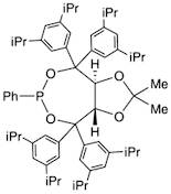 (3aS,8aS)-(+)-4,4,8,8-Tetrakis(3,5-di-i-propylphenyl)tetrahydro-2,2-dimethyl-6-phenyl-1,3-dioxolo[4,5-e]dioxaphosphepin