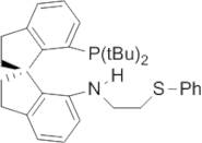 (R)-(+)-7-[N-(2-Phenylthio)ethylamino]-7'-[bis(3,5-di-t-butylphenyl)phosphino]-2,2',3,3'-tetrahydro-1,1'-spirobindane, 97+% (>99% ee) [(R)-DTB-SpiroSAP-Ph]