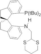 (R)-(+)-7-[N-(1,3-Dithian-2-yl)methylamino]-7'-[bis(3,5-di-t-butylphenyl)phosphino]-2,2',3,3'-tetrahydro-1,1'-spirobindane, 97+% (>99% ee) [(R)-DTB-SpiroSAP]