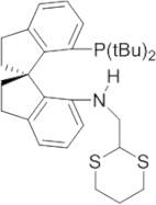 (S)-(-)-7-[N-(1,3-Dithian-2-yl)methylamino]-7'-[bis(3,5-di-t-butylphenyl)phosphino]-2,2',3,3'-tetrahydro-1,1'-spirobindane, 97+% (>99% ee) [(S)-DTB-SpiroSAP]