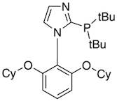 1-[2,6-Bis(cyclohexyloxy)phenyl]-2-(di-tertbutylphosphaneyl)-1H-imidazole, min. 95%