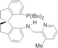 (S)-(-)-7-Bis(3,5-di-t-butylphenyl)phosphino-7'-[(3-methylpyridine-2-ylmethyl)amino]-2,2',3,3'-tetrahydro-1,1'-spirobiindane, min. 98% (>99% ee) (S)-DTB-SpiroPAP-3-Me