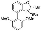 (2S,3S)-2-Benzyl-3-(tert-butyl)-4-(2,6-dimethoxyphenyl)-2,3-dihydrobenzo[d][1,3]oxaphosphole, 97% (>99% ee)