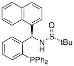 [S(R)]-N-[(R)-[2-(Diphenylphosphino)phenyl]-1-naphthalenylmethyl]-2-methyl-2-propanesulfinamide, 95%
