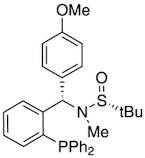 [S(R)]-N-[(S)-[2-(Diphenylphosphino)phenyl](4-methoxyphenyl)methyl]-N,2-dimethyl-2-propanesulfinamide, 95%