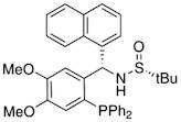 [S(R)]-N-[(S)-[2-(Diphenylphosphino)-4,5-dimethoxyphenyl]-1-naphthalenylmethyl]-2-methyl-2-propanesulfinamide, 95%