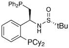 [S(R)]-N-[(1S)-2-(Diphenylphosphino)-1-[2-(dicyclohexylphosphanyl)phenyl]ethyl]-2-methyl-2-propanesulfinamide, 95%