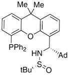 [S(R)]-N-((1S)-(Adamantan-1-yl)(5-(diphenylphosphanyl)-9,9-dimethyl-9H- xanthen-4-yl)methyl)-2-methyl-2-propanesulfinamide, 95%