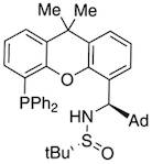 [S(R)]-N-((1R)-(Adamantan-1-yl)(5-(diphenylphosphanyl)-9,9-dimethyl-9H- xanthen-4-yl)methyl)-2-methyl-2-propanesulfinamide, 95%