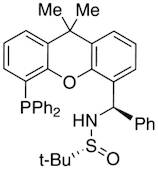 [S(R)]-N-[(R)-[5-(Diphenylphosphino)-9,9-dimethyl-9H-xanthen-4-yl]phenylmethyl]-2-methyl-2-propanesulfinamide, 95%