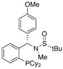 [S(R)]-N-[(S)-[2-(Dicyclohexylphosphanyl)phenyl](4-methoxyphenyl)methyl]-N,2-dimethyl-2-propanesulfinamide, 95%