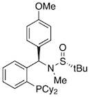 [S(R)]-N-[(R)-[2-(Dicyclohexylphosphanyl)phenyl](4-methoxyphenyl)methyl]-N,2-dimethyl-2-propanesul…