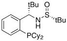 [S(R)]-N-[(1S)-1-[2-(Dicyclohexylphosphanyl)phenyl]-2,2-dimethylpropyl]-2-methyl-2-propanesulfinamide, 95%