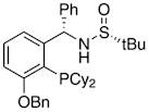 [S(R)]-N-[(S)-[(3-(Benzyloxy)-2-(dicyclohexylphosphino)phenyl)phenylmethyl]-2-methyl-2-propanesulfinamide, 95%