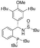 [S(R)]-N-[(S)-(3,5-Di-tert-butyl-4-methoxyphenyl)[2-(di-tert-butylphosphino)phenyl]methyl]-2-methyl-2-propanesulfinamide, 95%