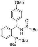 [S(R)]-N-[(S)-(4-Methoxyphenyl)[2-(di-tert-butylphosphino)phenyl]methyl]-2-methyl-2-propanesulfinamide, 95%