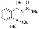 [S(R)]-N-[(1S)-1-[2-(Di-tert-butylphosphanyl)phenyl]-2,2-dimethylpropyl]-2-methyl-2-propanesulfinamide, 95%